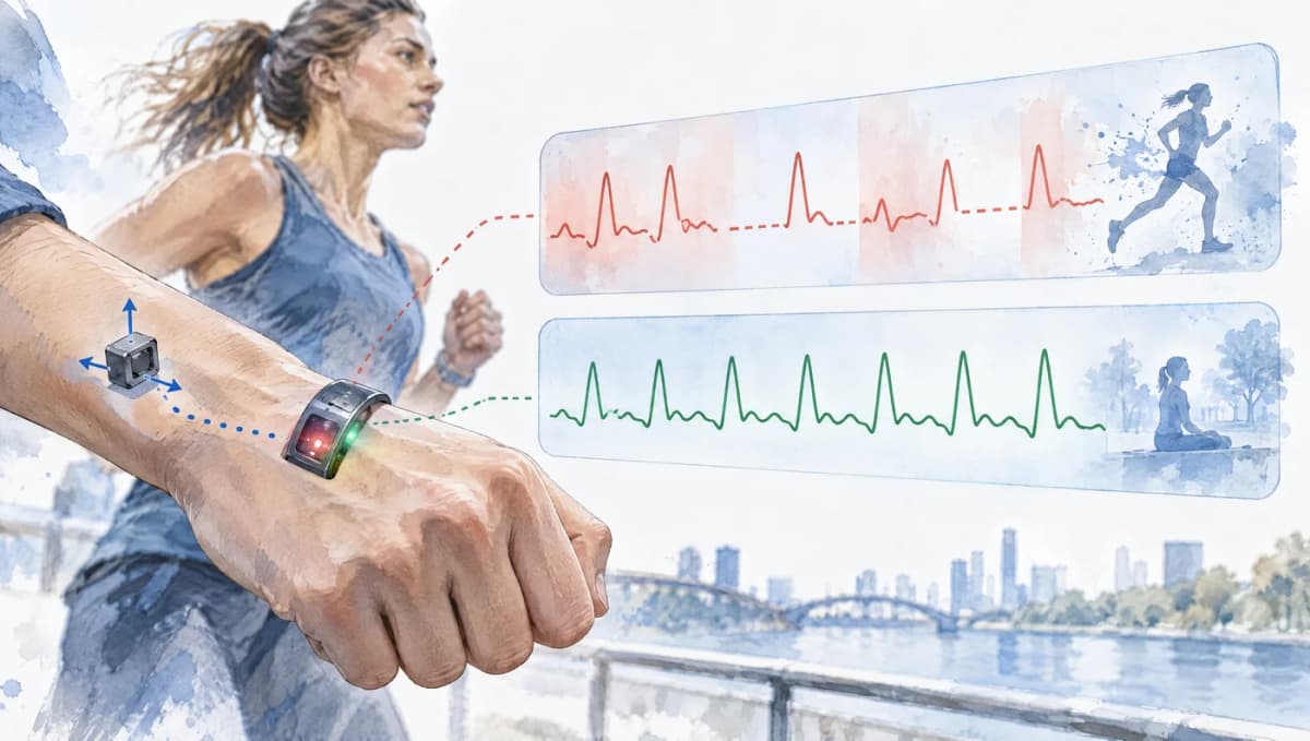 Why Wearables Sometimes Skip Heart Rate Readings: Selective Reporting for PPG Under Motion