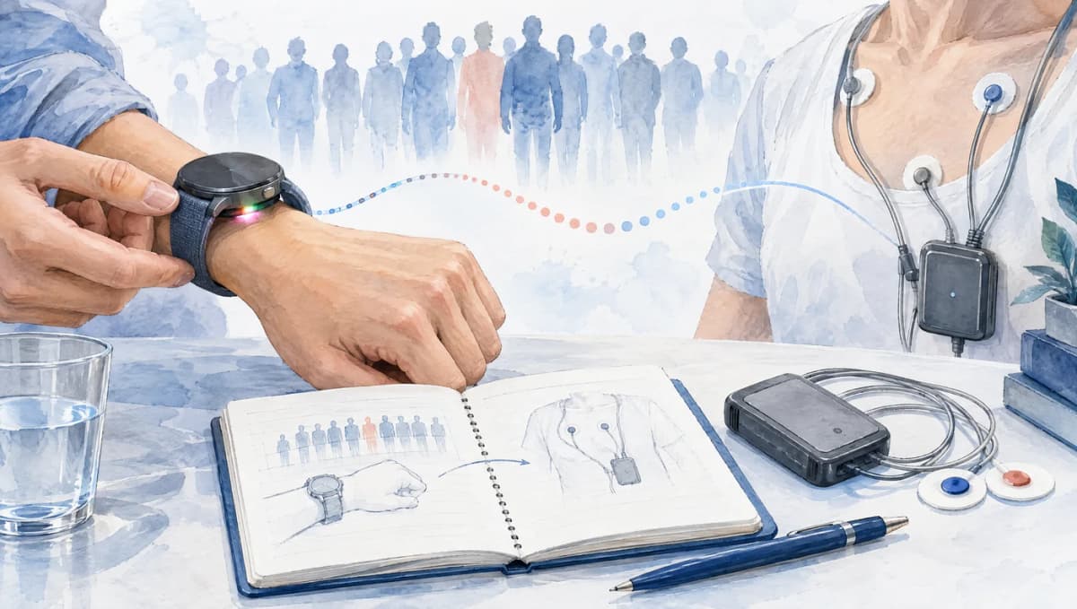 Smartwatch AF detection vs Holter: what a 150-person wrist-worn study found