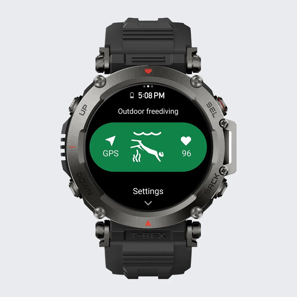 Photograph of an Amazfit T-Rex Ultra.