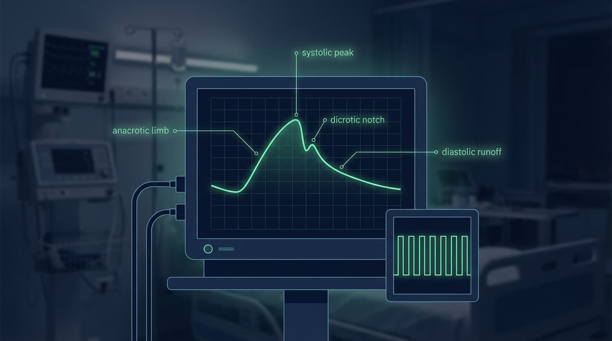 Arterial Line Waveform Interpretation: Normal Anatomy, Damping, and PPG Comparison