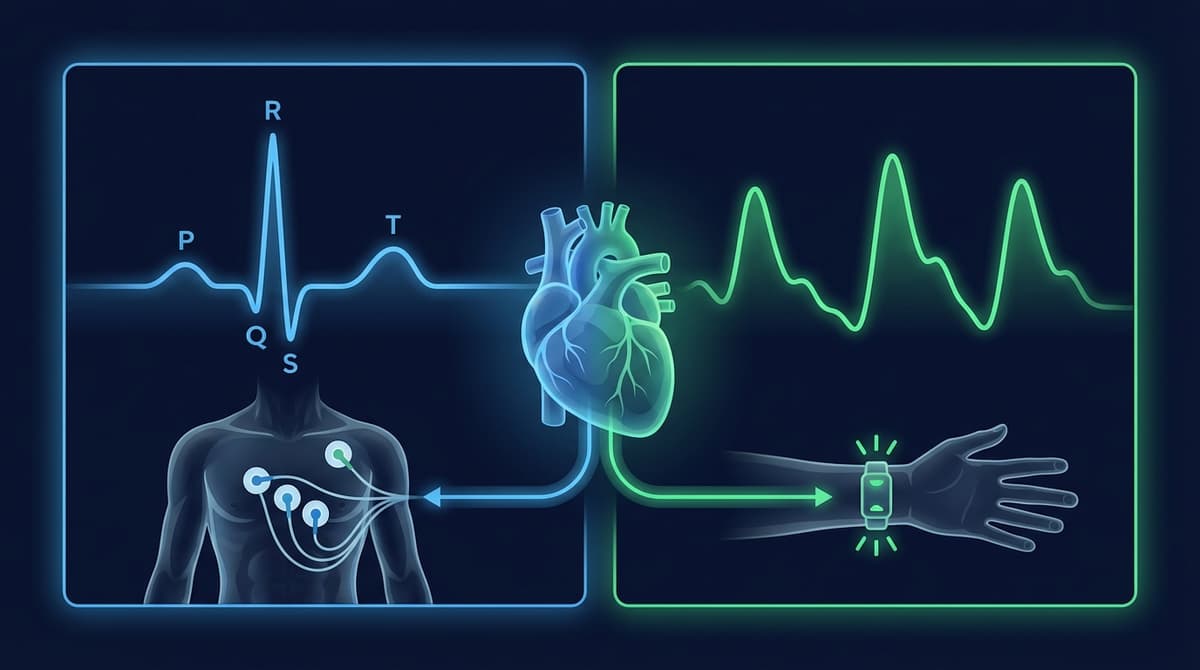 ECG vs Heart Rate Monitoring: Electrical Signals vs Optical Pulse Detection