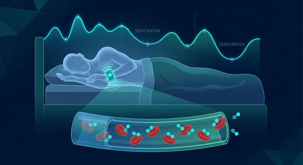 PPG Nocturnal Hypoxemia Monitoring: How Wearables Track Overnight Oxygen Drops