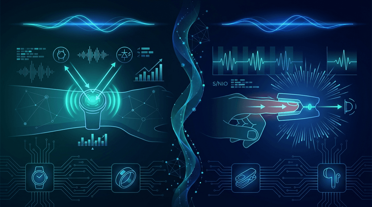 Reflectance vs Transmittance PPG: Sensor Modes Compared for Accuracy, SNR & Wearable Design