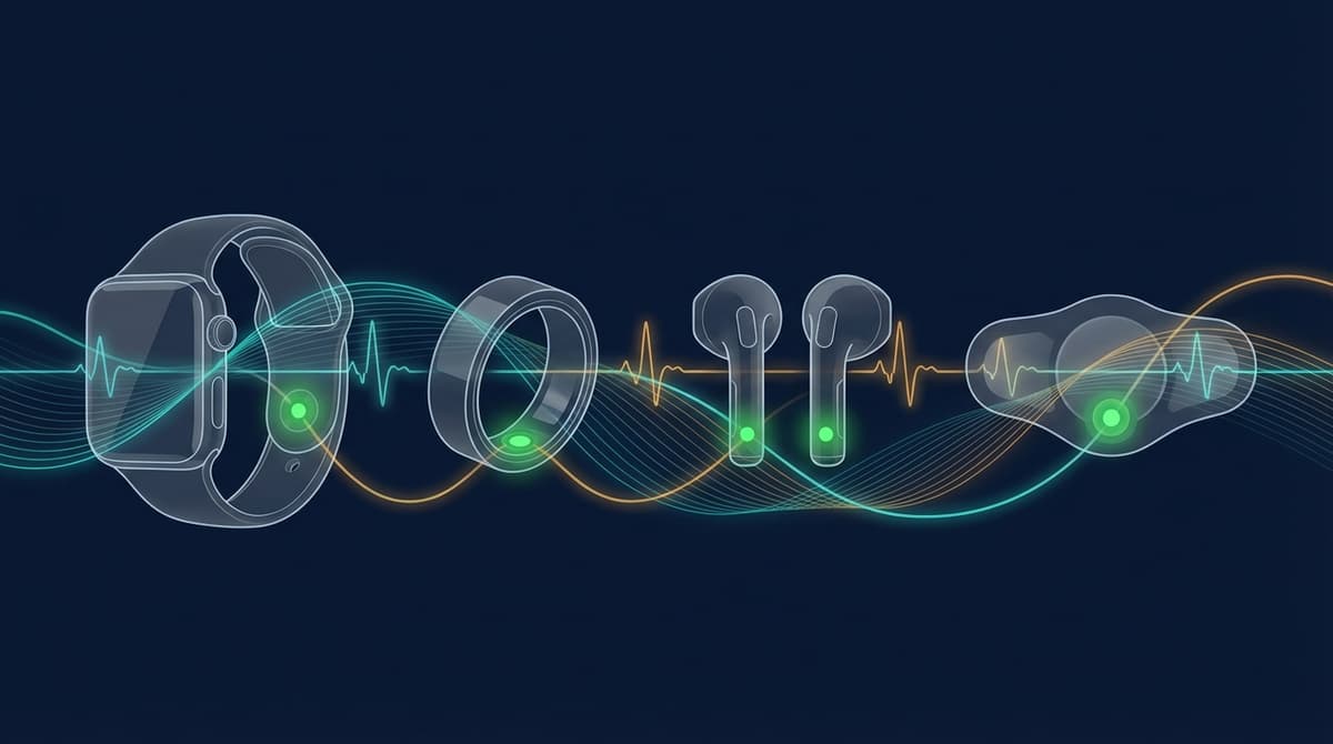 PPG Sensors in Wearable Technology: From Wrist Bands to Smart Rings and Earbuds
