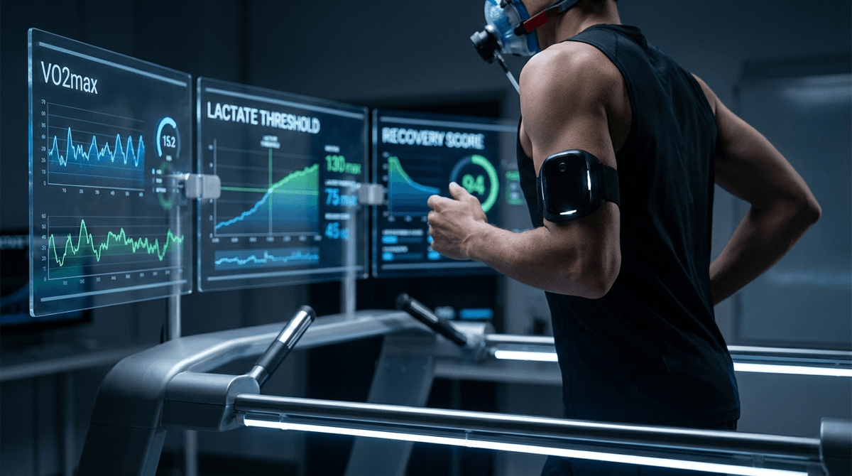 Athletic and Sports Performance Metrics from PPG: VO2max, Lactate Threshold & Recovery Analysis