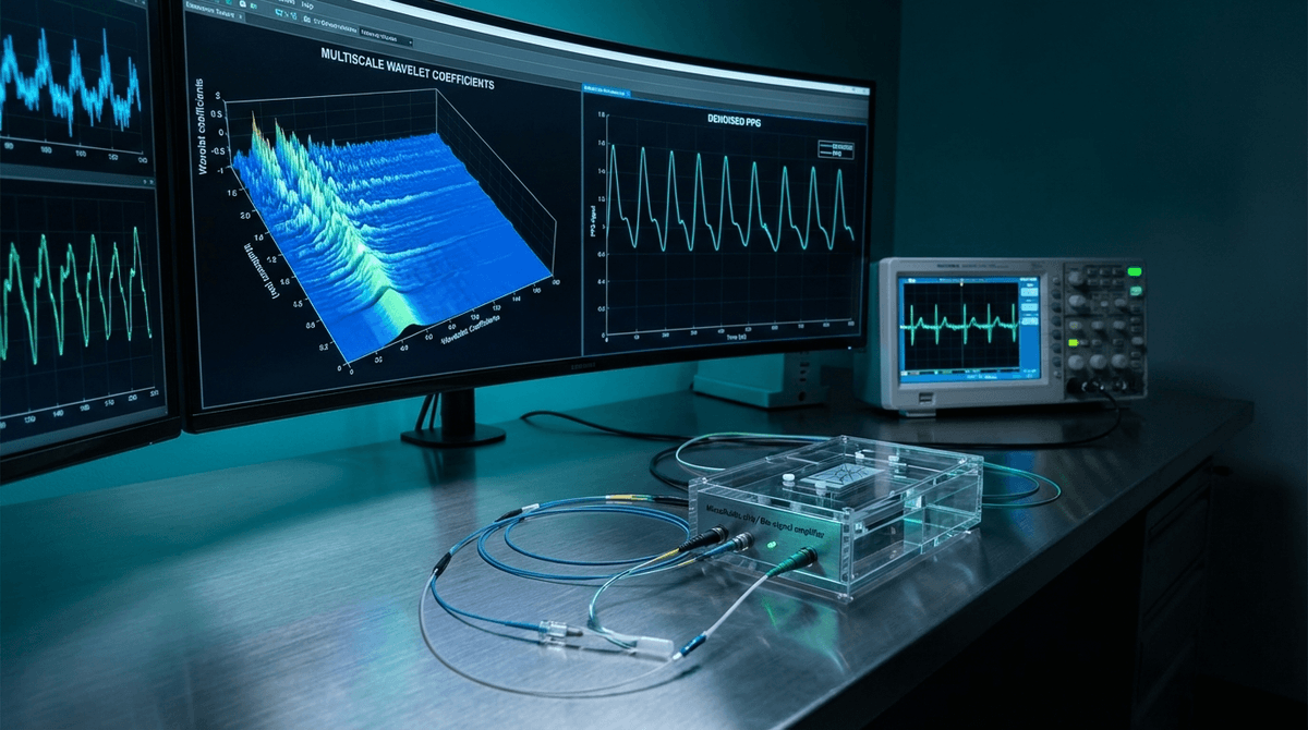 Wavelet Transform Denoising for PPG Signal Cleaning