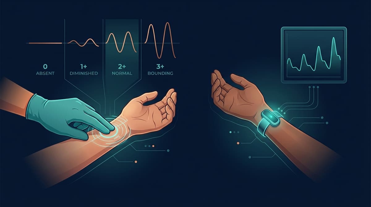 Pulse Scale Grading System: 0 to 3+ Scale, Palpation Technique, and PPG Comparison