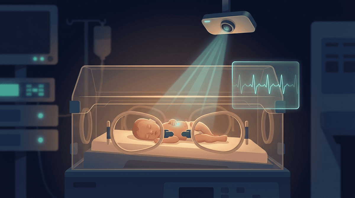 Camera-Based PPG for Neonatal and Infant Monitoring: Contactless NICU Vital Signs