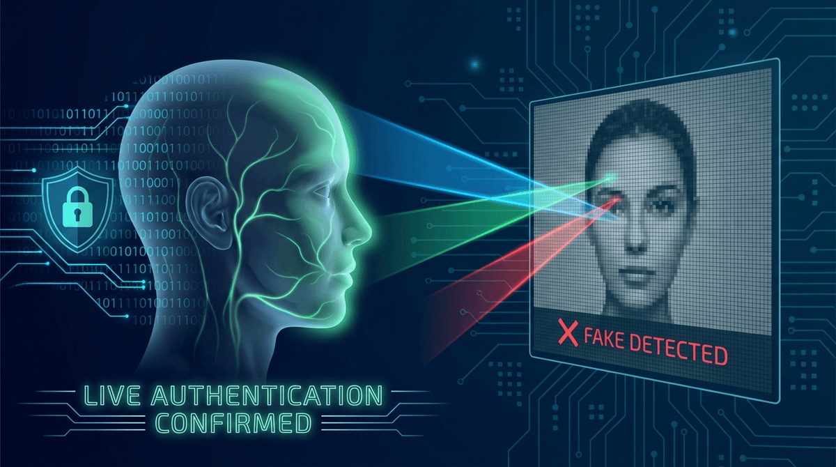 rPPG Spoofing and Liveness Detection: Separating Live Faces from Fakes
